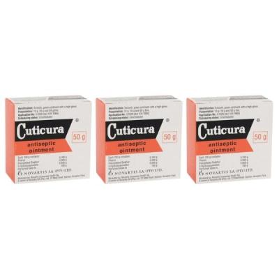 Cuticura – Antiseptic Ointment 50g – Pack of 3 Cuticura – Antiseptic Ointment 50g – Pack of 3