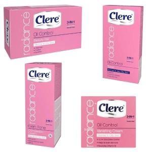 Clere – Oil Control Skin Care Combo Pack – Normal To Oily Skin – 4 Piece Clere – Oil Control Skin Care Combo Pack – Normal To Oily Skin – 4 Piece
