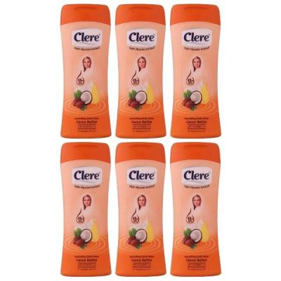 Clere – Body Lotion 400ml – Cocoa Butter – Pack of 6 Clere – Body Lotion 400ml – Cocoa Butter – Pack of 6