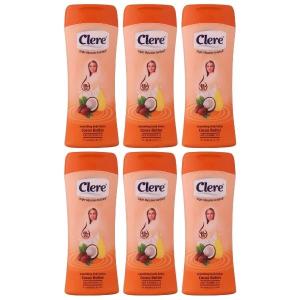 Clere – Body Lotion 400ml – Cocoa Butter – Pack of 6 Clere – Body Lotion 400ml – Cocoa Butter – Pack of 6