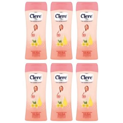 Clere – Body Lotion 400ml – Rich Musk – Pack of 6 Clere – Body Lotion 400ml – Rich Musk – Pack of 6