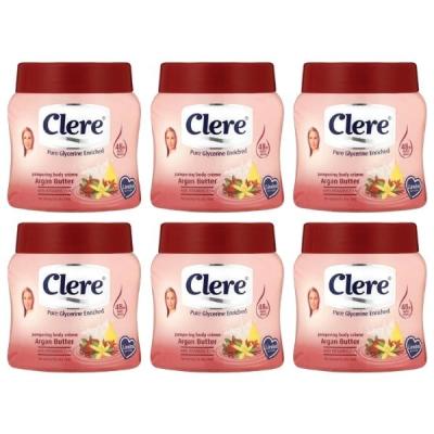 Clere – Body Crème 300ml – Argan Butter – Pack of 6 Clere – Body Crème 300ml – Argan Butter – Pack of 6