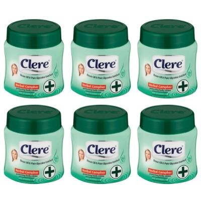 Clere – Body Cr me 300ml – Herbal Camphor – Pack of 6 Clere – Body Cr me 300ml – Herbal Camphor – Pack of 6