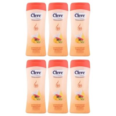 Clere – Body Lotion 400ml – Tropical Fruits – Pack of 6 Clere – Body Lotion 400ml – Tropical Fruits – Pack of 6