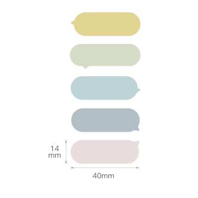 Niimbot – D11/D110 – 14*40mm – 160 Thermal Labels – Bubble B Design Niimbot – D11/D110 – 14*40mm – 160 Thermal Labels – Bubble B Design