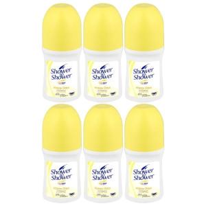 Shower To Shower – Ladies Roll-On 50ml – Happy Days – Pack of 6 Shower To Shower – Ladies Roll-On 50ml – Happy Days – Pack of 6