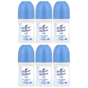 Shower To Shower – Ladies Roll-On 50ml -Fresh Morning – Pack of 6 Shower To Shower – Ladies Roll-On 50ml -Fresh Morning – Pack of 6