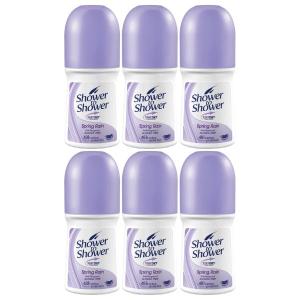 Shower To Shower – Ladies Roll-On 50ml -Spring Rain – Pack of 6 Shower To Shower – Ladies Roll-On 50ml -Spring Rain – Pack of 6