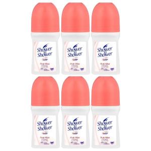Shower to Shower – Ladies Roll-On 50ml – Musk Alive – Pack of 6 Shower to Shower – Ladies Roll-On 50ml – Musk Alive – Pack of 6
