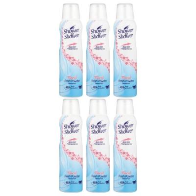 Shower To Shower – Ladies Deodorant/Spray 150ml – Floral Powder- Pack of 6 Shower To Shower – Ladies Deodorant/Spray 150ml – Floral Powder- Pack of 6