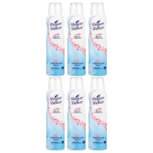 Shower To Shower – Ladies Deodorant/Spray 150ml – Floral Powder- Pack of 6 Shower To Shower – Ladies Deodorant/Spray 150ml – Floral Powder- Pack of 6