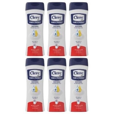 Clere – Pure & Protect Soothing Moisturising Lotion 400ml – Pack of 6 Clere – Pure & Protect Soothing Moisturising Lotion 400ml – Pack of 6