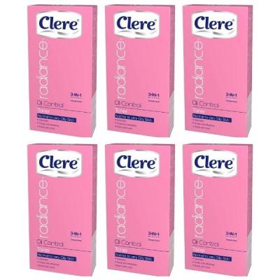 Clere – Oil Control Toner 100ml – Normal to Very Oily Skin – Pack of 6 Clere – Oil Control Toner 100ml – Normal to Very Oily Skin – Pack of 6