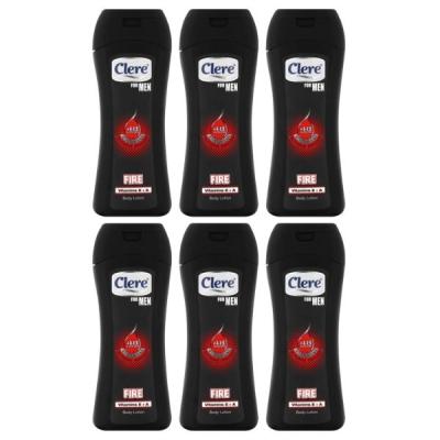 Clere – Body Lotion For Men 400ml – Fire – Pack of 6 Clere – Body Lotion For Men 400ml – Fire – Pack of 6