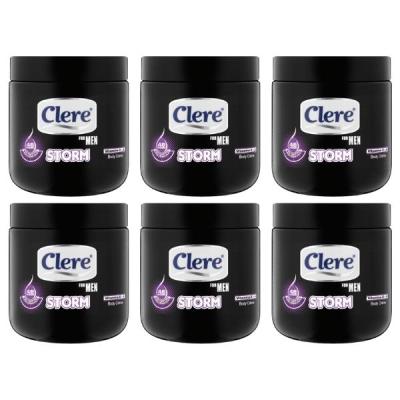 Clere – Body Crème For Men 450ml – Storm – Pack of 6 Clere – Body Crème For Men 450ml – Storm – Pack of 6
