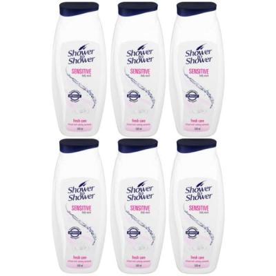 Shower To Shower – Body Wash Shower Gel 500ml – Sensitive – Pack of 6 Shower To Shower – Body Wash Shower Gel 500ml – Sensitive – Pack of 6