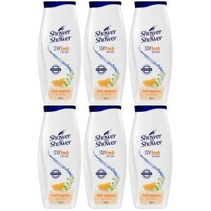 Shower To Shower – Body Wash Gel 500ml – Fresh Happiness – Pack of 6 Shower To Shower – Body Wash Gel 500ml – Fresh Happiness – Pack of 6