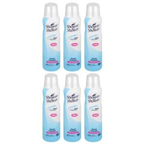 Shower To Shower – Ladies Anti-Perspirant 150ml – Fresh Powder – Pack of 6 Shower To Shower – Ladies Anti-Perspirant 150ml – Fresh Powder – Pack of 6
