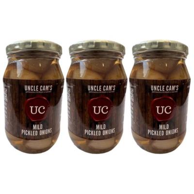 Uncle Cam’s – Pickled Onions 410g – Mild – Pack of 3 Uncle Cam’s – Pickled Onions 410g – Mild – Pack of 3