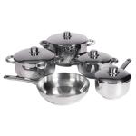 Xcalibur Line Chef – Stainless Steel Cookware Set – 9 Piece Xcalibur Line Chef – Stainless Steel Cookware Set – 9 Piece
