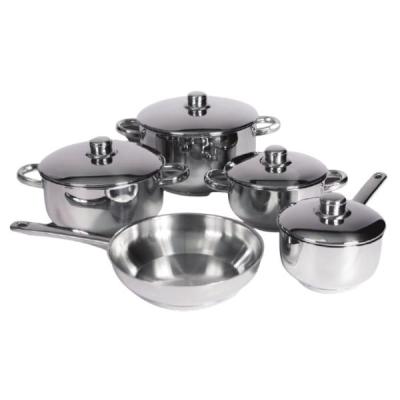 Xcalibur Line Chef – Stainless Steel Cookware Set – 9 Piece Xcalibur Line Chef – Stainless Steel Cookware Set – 9 Piece
