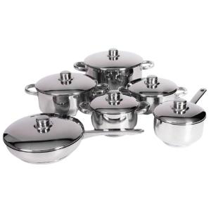 Xcalibur Line Chef – Stainless Steel Cookware Set – 12 Piece Xcalibur Line Chef – Stainless Steel Cookware Set – 12 Piece