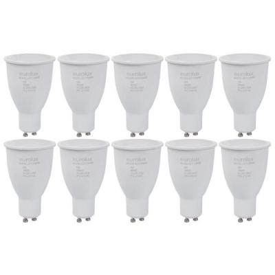 Eurolux – LED Emergency Bulb / G982WW – GU10 3000K 5W Warm White Pack of10 Eurolux – LED Emergency Bulb / G982WW – GU10 3000K 5W Warm White Pack of10