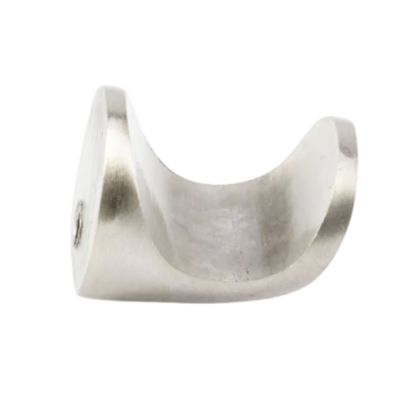 Pack of 6 x Finger Pull Knob, Brushed Satin Nickel, 18mm Pack of 6 x Finger Pull Knob, Brushed Satin Nickel, 18mm