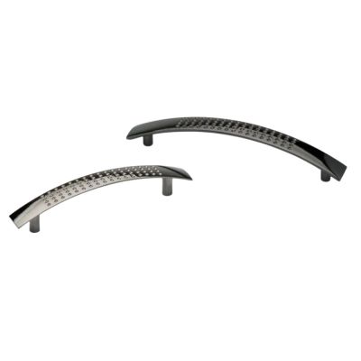 Pack of 6 Dimple Handle, Black Nickel, 128mm Pack of 6 Dimple Handle, Black Nickel, 128mm