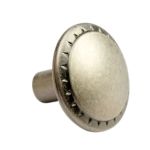 Pack of 6 x Ribbed Knob, Antique Pewter, 30mm Pack of 6 x Ribbed Knob, Antique Pewter, 30mm