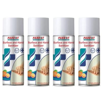 Parrot Products – 96.4% Alcohol Aerosol Sanitizer Citrus (400ml) Pack of 4 Parrot Products – 96.4% Alcohol Aerosol Sanitizer Citrus (400ml) Pack of 4