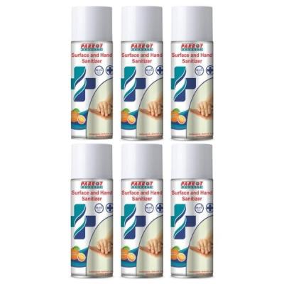 Parrot Products – 96.4% Alcohol Aerosol Sanitizer Citrus (400ml) Pack of 6 Parrot Products – 96.4% Alcohol Aerosol Sanitizer Citrus (400ml) Pack of 6