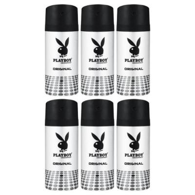 PlayBoy – Men Deodorant 150ml – Original – Pack of 6 PlayBoy – Men Deodorant 150ml – Original – Pack of 6