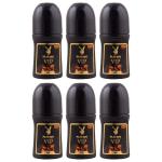PlayBoy – Roll-On Men 50ml – VIP Rio Pack of 6 PlayBoy – Roll-On Men 50ml – VIP Rio Pack of 6