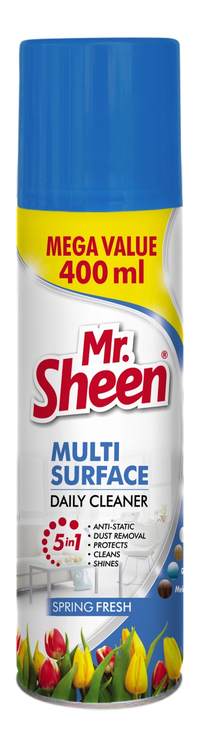 Shield – Mr Sheen Multisurface Daily Cleaner Spring Fresh 400ml Shield – Mr Sheen Multisurface Daily Cleaner Spring Fresh 400ml
