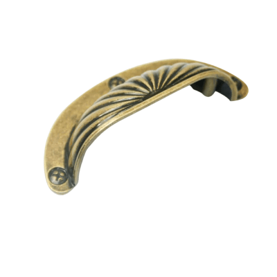 Shell Cup Handle, Antique Brass, 64mm Shell Cup Handle, Antique Brass, 64mm