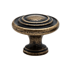 Double Scroll Knob, Antique Brass, 32mm Double Scroll Knob, Antique Brass, 32mm