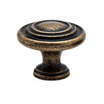 Double Scroll Knob, Antique Brass, 32mm Double Scroll Knob, Antique Brass, 32mm