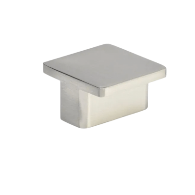 Square Knob, Brushed Satin Nickel, 38mm Square Knob, Brushed Satin Nickel, 38mm