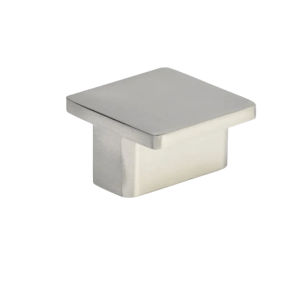 Square Knob, Brushed Satin Nickel, 38mm Square Knob, Brushed Satin Nickel, 38mm