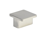 Square Knob, Brushed Satin Nickel, 38mm Square Knob, Brushed Satin Nickel, 38mm