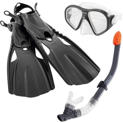 Intex Reef Rider Goggle, Mask And Snorkeling Set Intex Reef Rider Goggle, Mask And Snorkeling Set