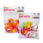 2 Pack Baby Rattle Assortment – 6 Pieces Per Pack 2 Pack Baby Rattle Assortment – 6 Pieces Per Pack