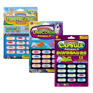 Growing Figures In Capsules – Assorted (3 Pack) Growing Figures In Capsules – Assorted (3 Pack)