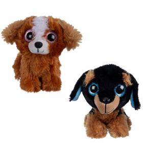 Plush Dog Big Eyes Various (Pack of 2) Plush Dog Big Eyes Various (Pack of 2)