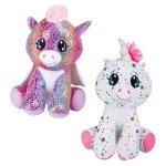 Plush Unicorn Metallic Sitting (Pack of 2) Plush Unicorn Metallic Sitting (Pack of 2)