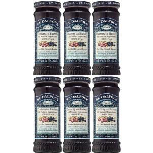 ST DALFOUR – Cranberry & Blueberry Jam – 284g – Pack of 6 ST DALFOUR – Cranberry & Blueberry Jam – 284g – Pack of 6