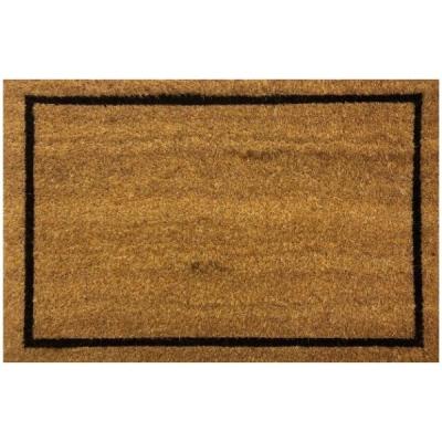 Multi-Flor – Coir Doormat (40cm x 60cm) – Black Edging / Black Frame Multi-Flor – Coir Doormat (40cm x 60cm) – Black Edging / Black Frame