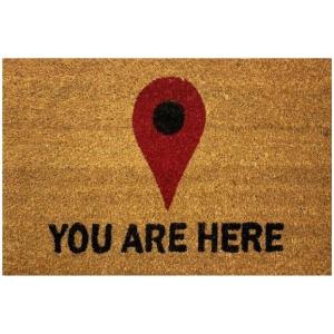 Multi-Flor – Coir Doormat (45cm x 75cm) – You Are Here Multi-Flor – Coir Doormat (45cm x 75cm) – You Are Here