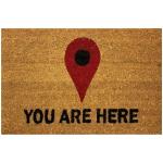 Multi-Flor – Coir Doormat (40cm x 60cm) – You Are Here Multi-Flor – Coir Doormat (40cm x 60cm) – You Are Here